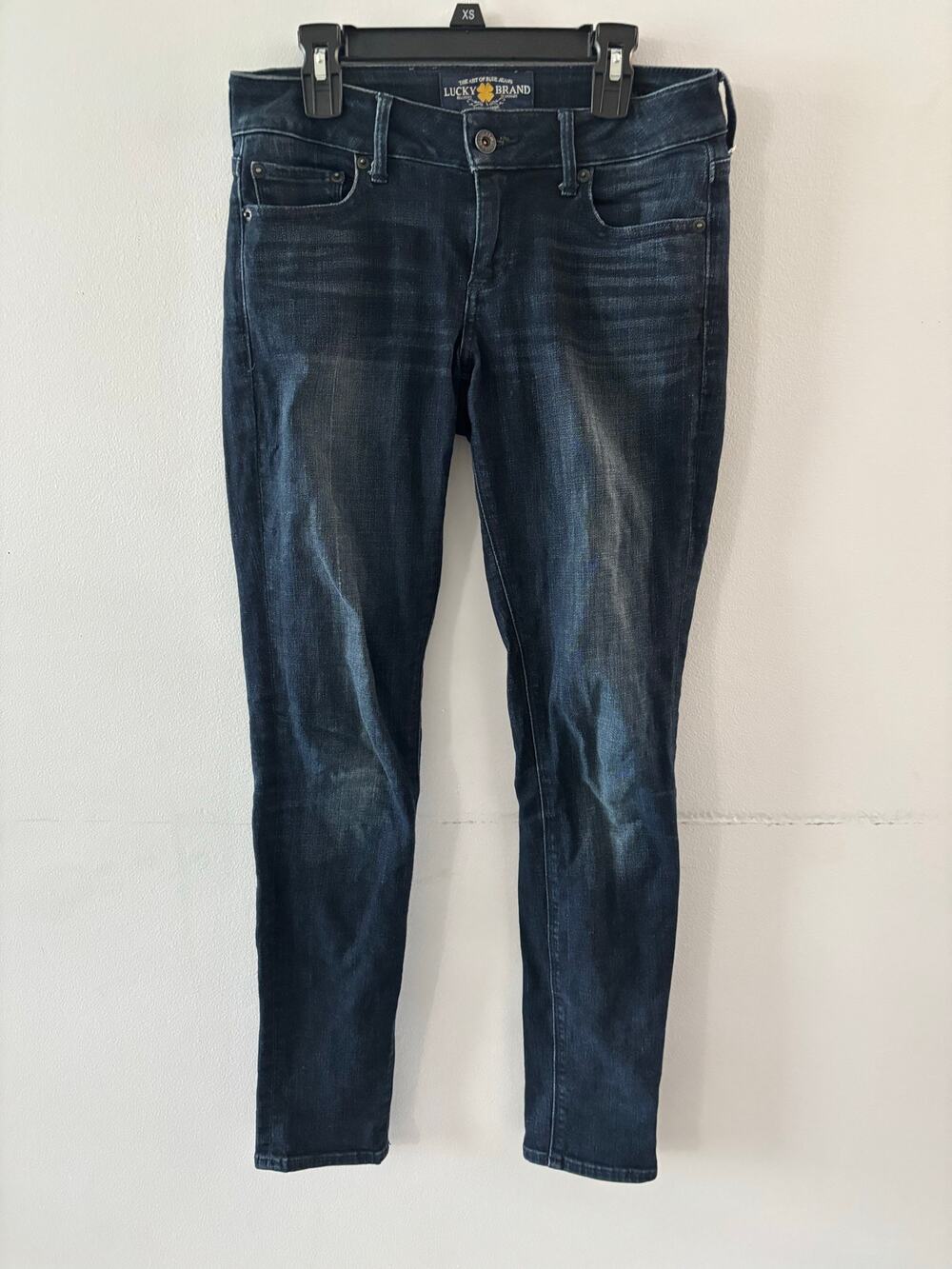 Lucky Brand Womens Lolita Skinny Jeans Size 0/25 Dark Wash Denim
